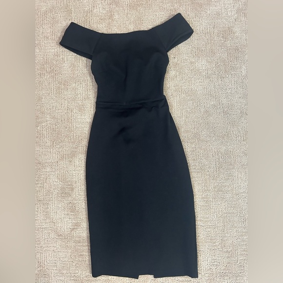 Aritzia Talula Black Bodycon off shoulder dress Size XS - Picture 3 of 8